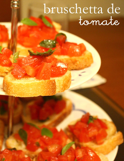 bruschetta de tomate