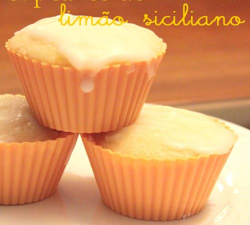 Cupcakes de Limão Siciliano