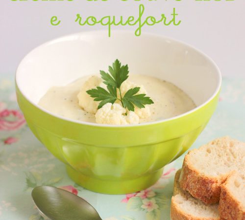 Creme de Couve-Flor e Roquefort