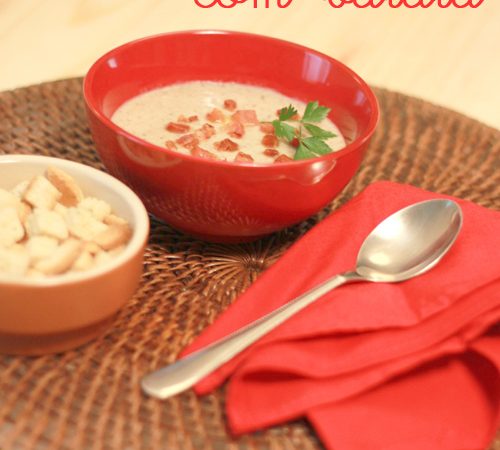 Creme de Shitake com Batata